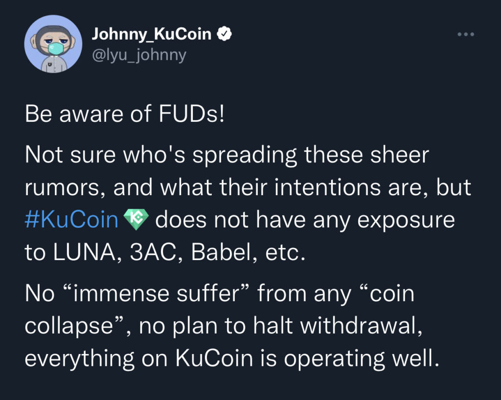 Kripto Borsası KuCoin CEO’su, Borsadan Para Çekme İşlemlerini Durdurduklarına İlişkin Söylentileri Reddetti.