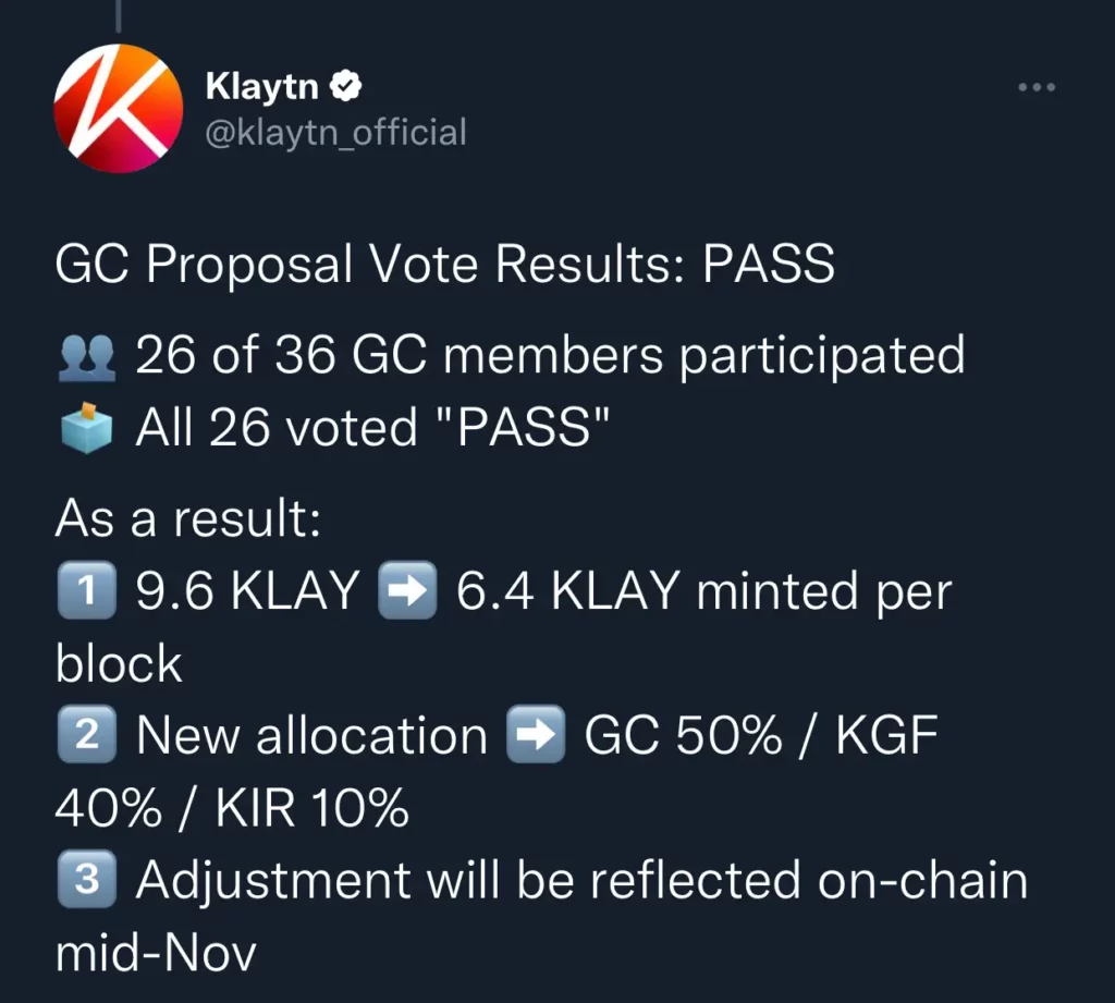 Klaytn (KLAY) Neden Yükseldi? Yeni Teklif Onay Aldı
