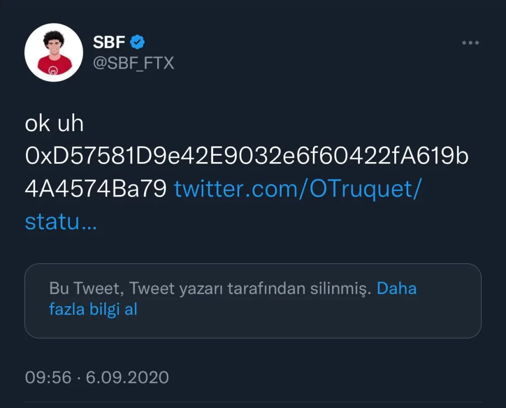 Sam Bankman-Fried Yaklaşık 700.000 Dolarlık İşlem Gerçekleştirdi