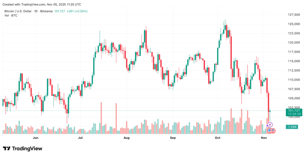 Bitcoin İçin Kritik Eşik: 100.000 Doların Altı Bu Fiyata İşaret Ediyor