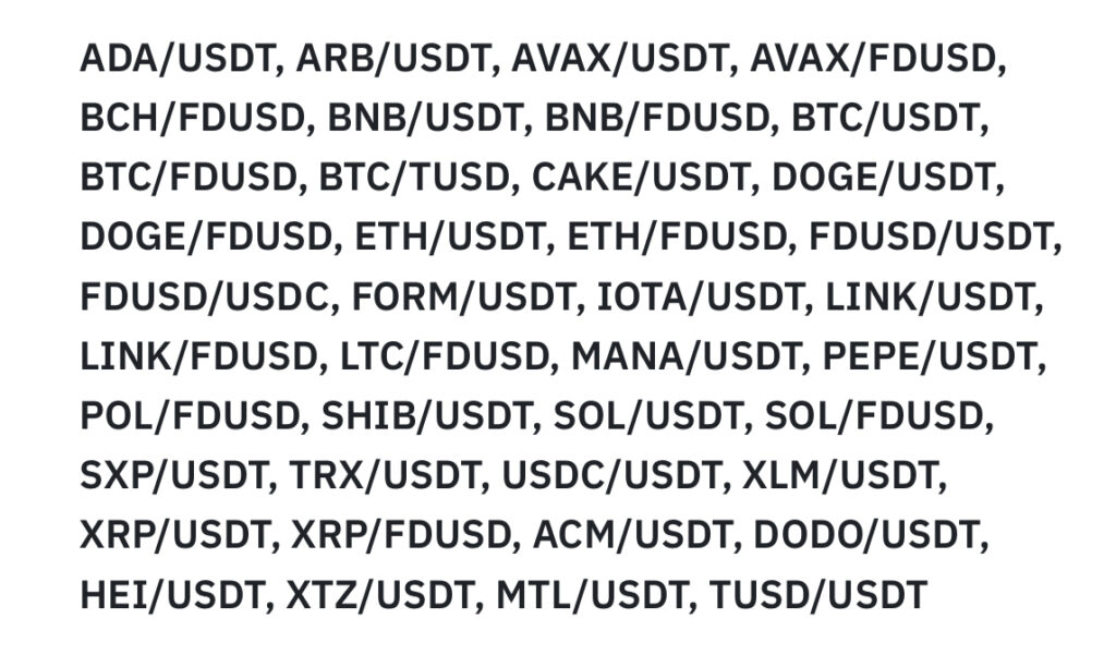 Binance TR’den Büyük Hamle: USDT Pariteleri Toplu Delist Ediliyor!